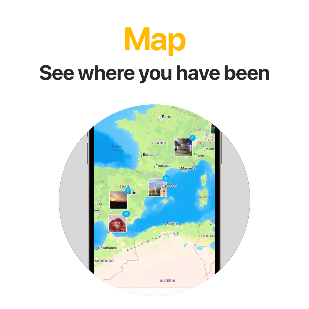 Map - See where you have been
