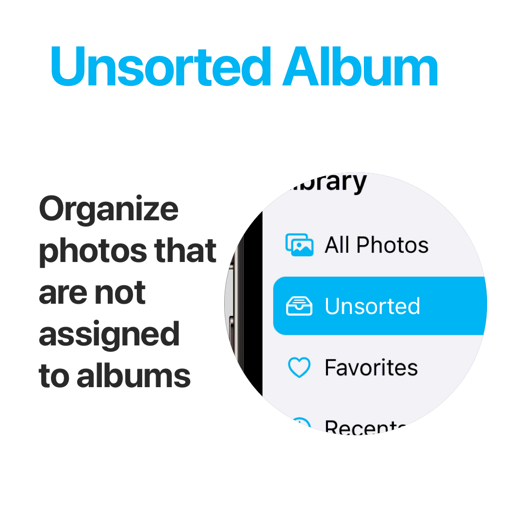 Uncategorized Album - Organize photos that are not assigned to albums