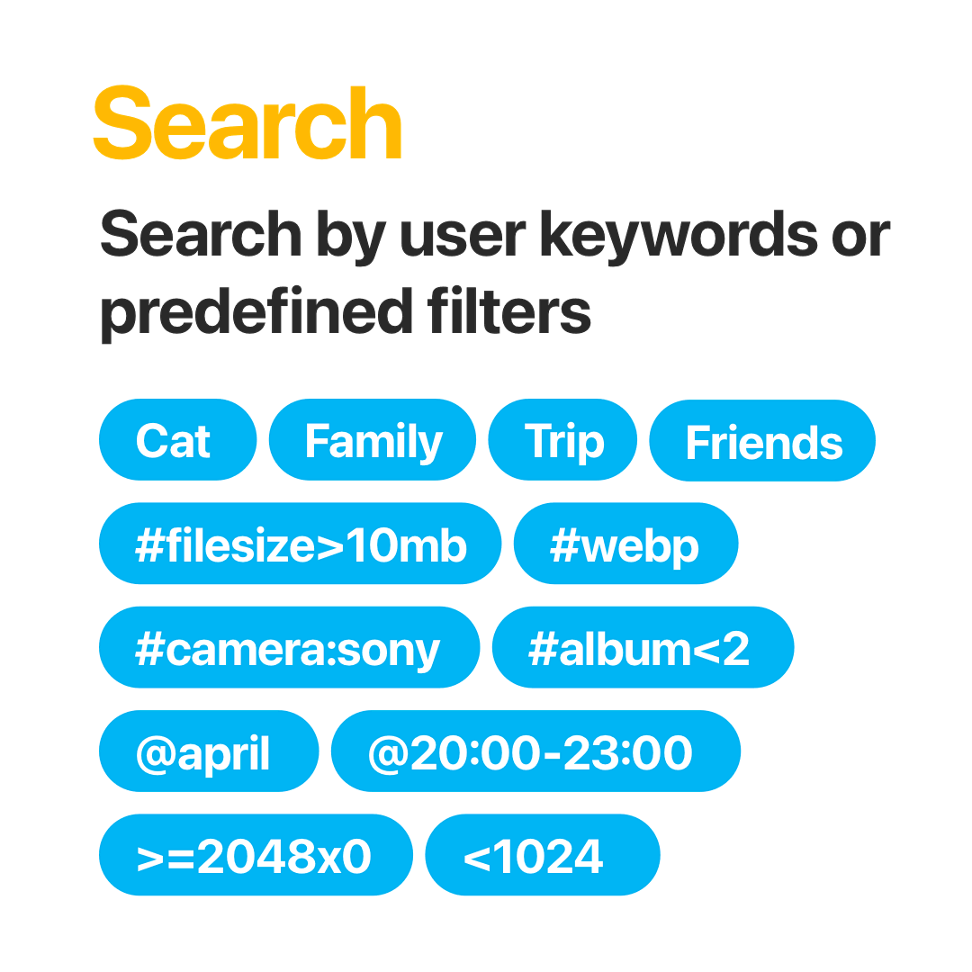 Search - Search with user keywords and built-in filters