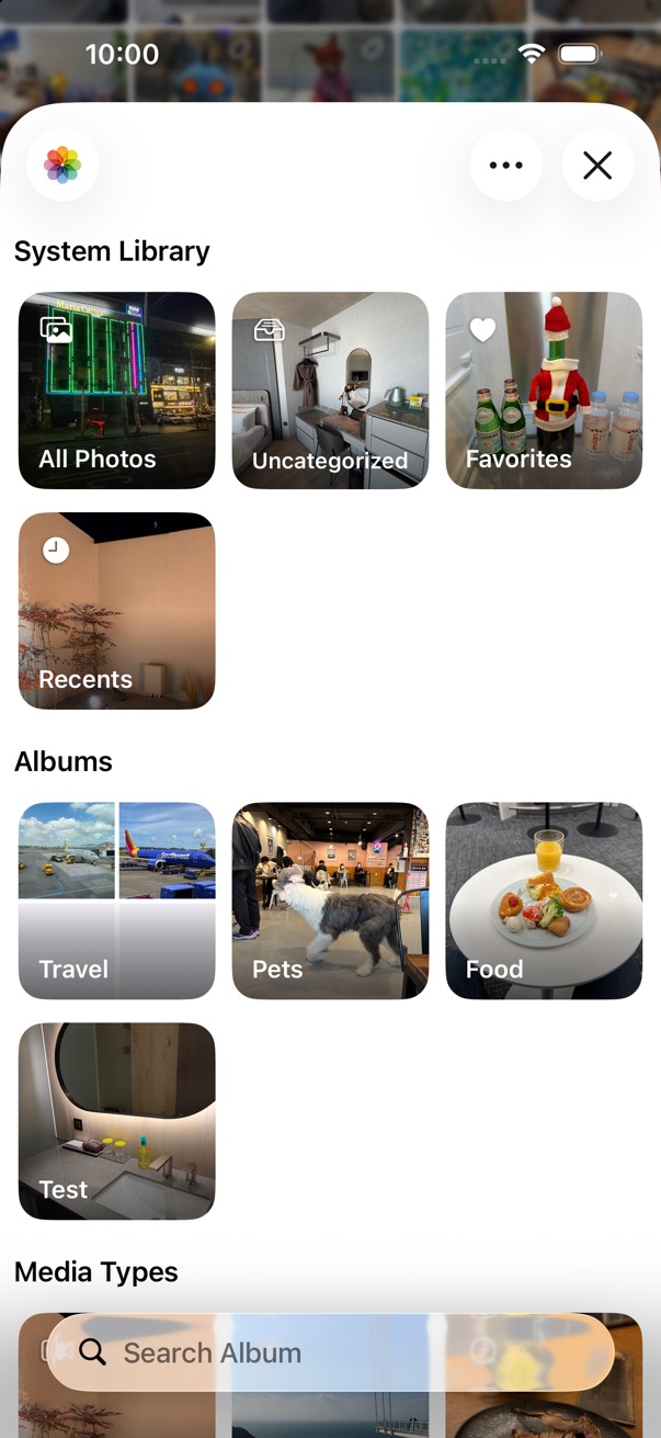 Album Picker Grid
