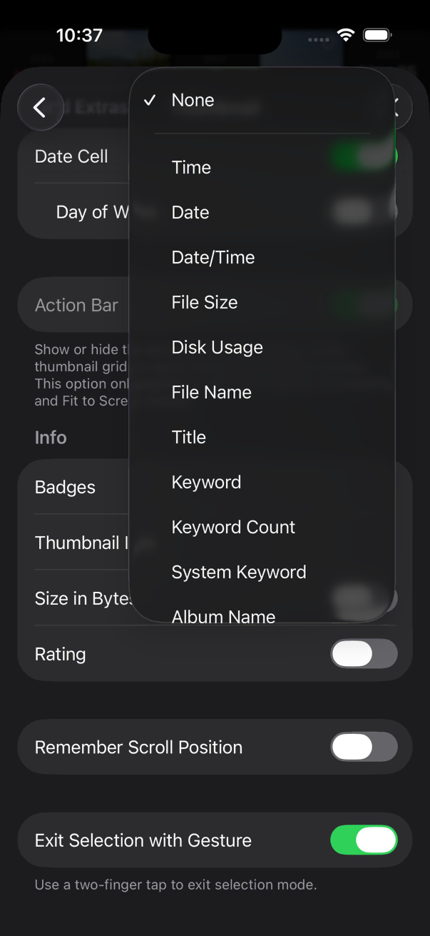 Thumbnail Info