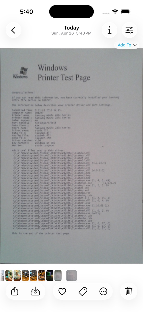 Document Crop - Cropped Image