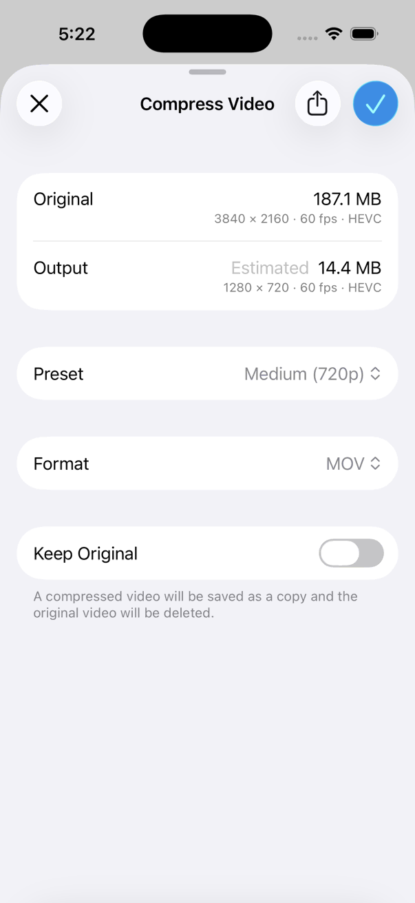 Compress Video