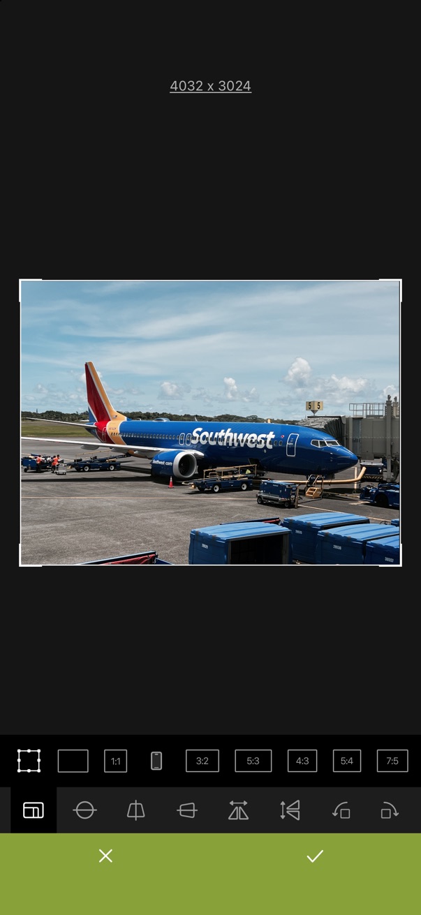 Crop and aspect ratio