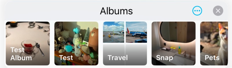 Album Bar in a Viewer