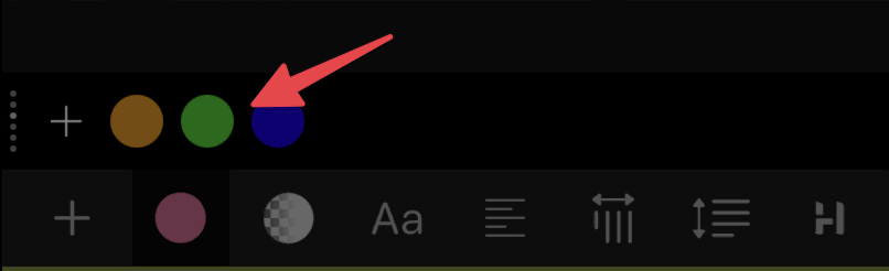 Touch and Hold Color Picker