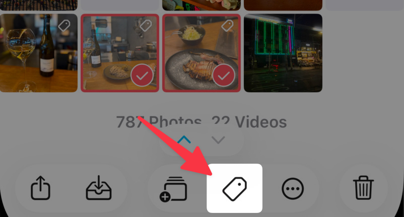 Touch and Hold Keyword button