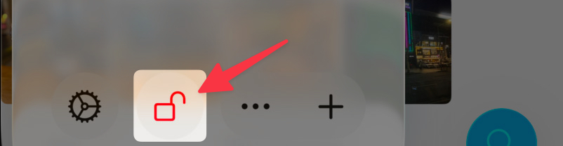 Touch and Hold Lock button