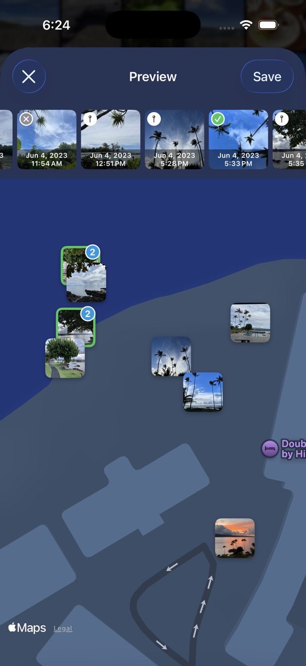 Add Location from Track