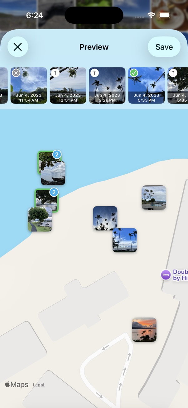 Add Location from Track