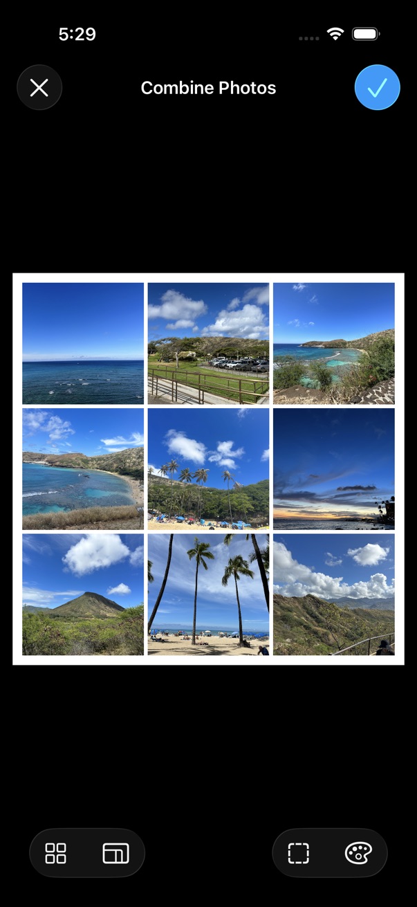 Combine Photos Grid