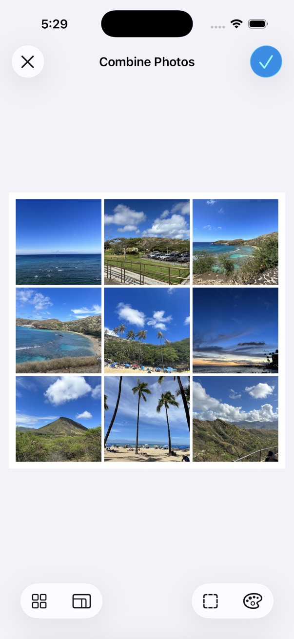 Combine Photos Grid