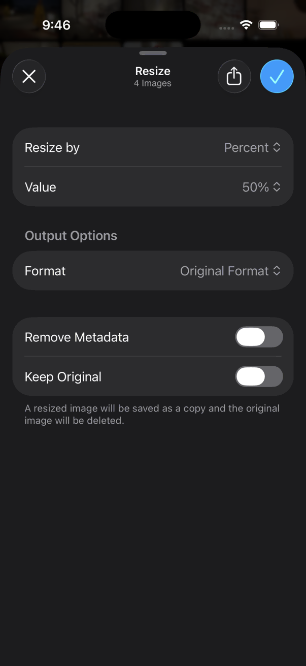 Resize Photos