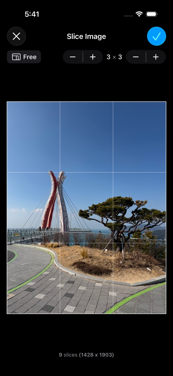 Slice Image - Free Ratio
