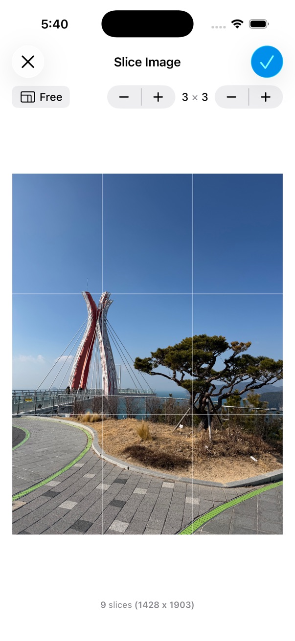 Slice Image - Free Ratio